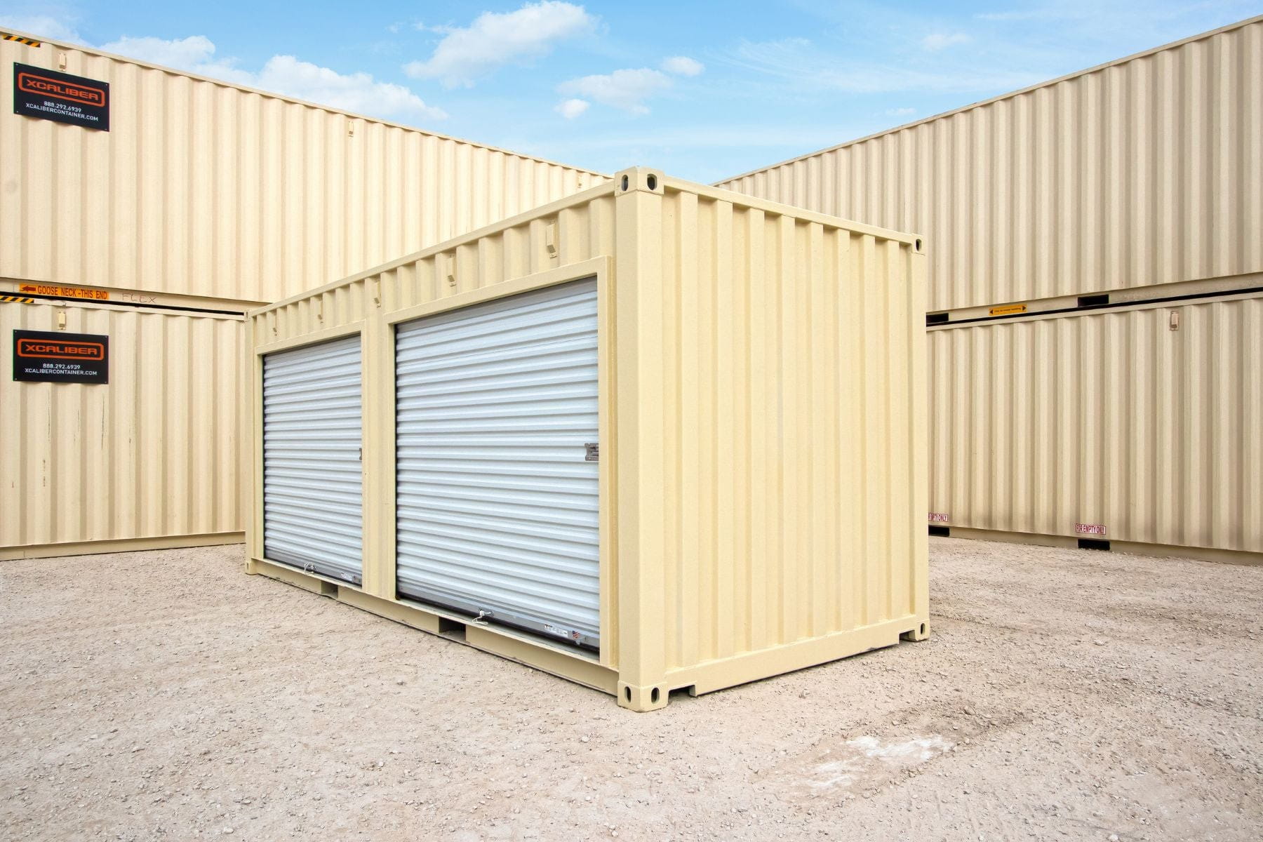 8ft Wide shipping container roll up door