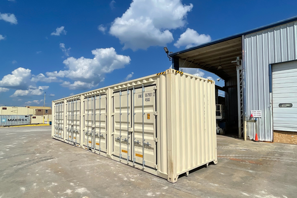 40' High Cube 1-Trip Side Open Shipping Container