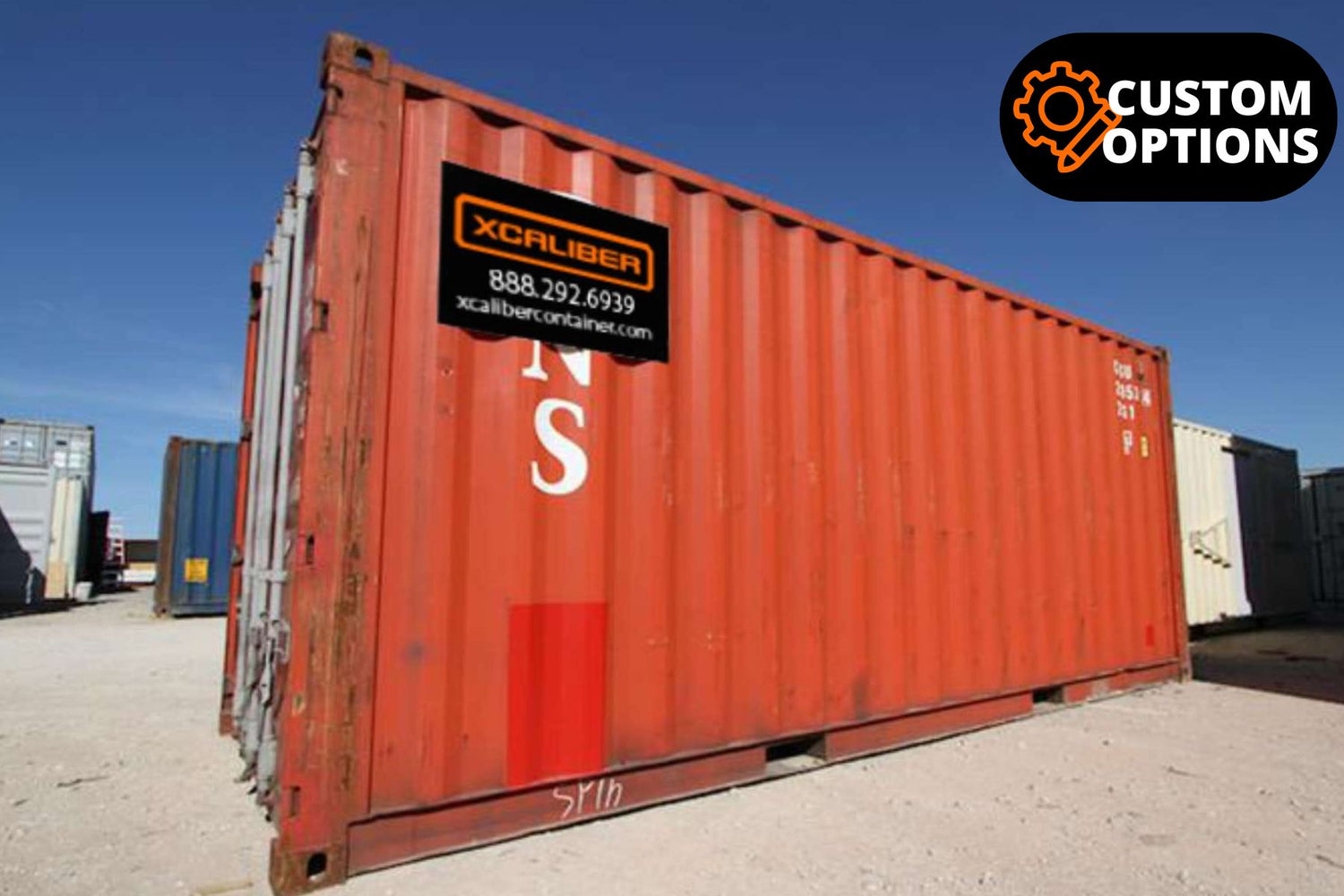 20' Standard Wind & Watertight Shipping Container – XCaliber Container
